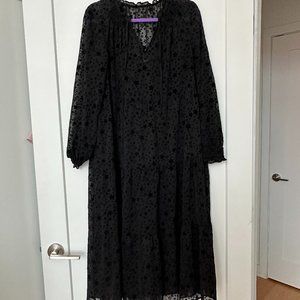 Loft Star Midi Swing Dress